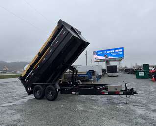 Thumbnail Photo of 2026 Southland 7x14 High Side Dump Trailer 15,400lb GVW w/ Tarp & Ramps