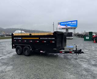 Thumbnail Photo of 2026 Southland 7x14 High Side Dump Trailer 15,400lb GVW w/ Tarp & Ramps