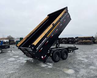 Thumbnail Photo of 2026 Southland 7x14 High Side Dump Trailer 15,400lb GVW w/ Tarp & Ramps