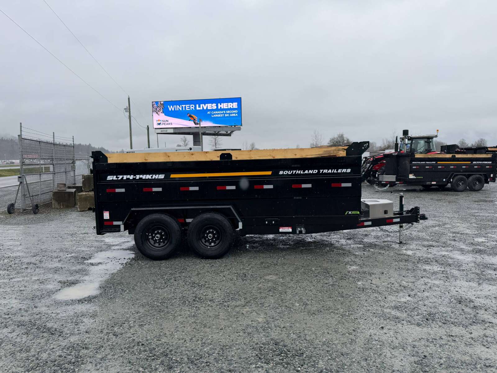 Photo of 2026 Southland 7x14 High Side Dump Trailer 15,400lb GVW w/ Tarp & Ramps