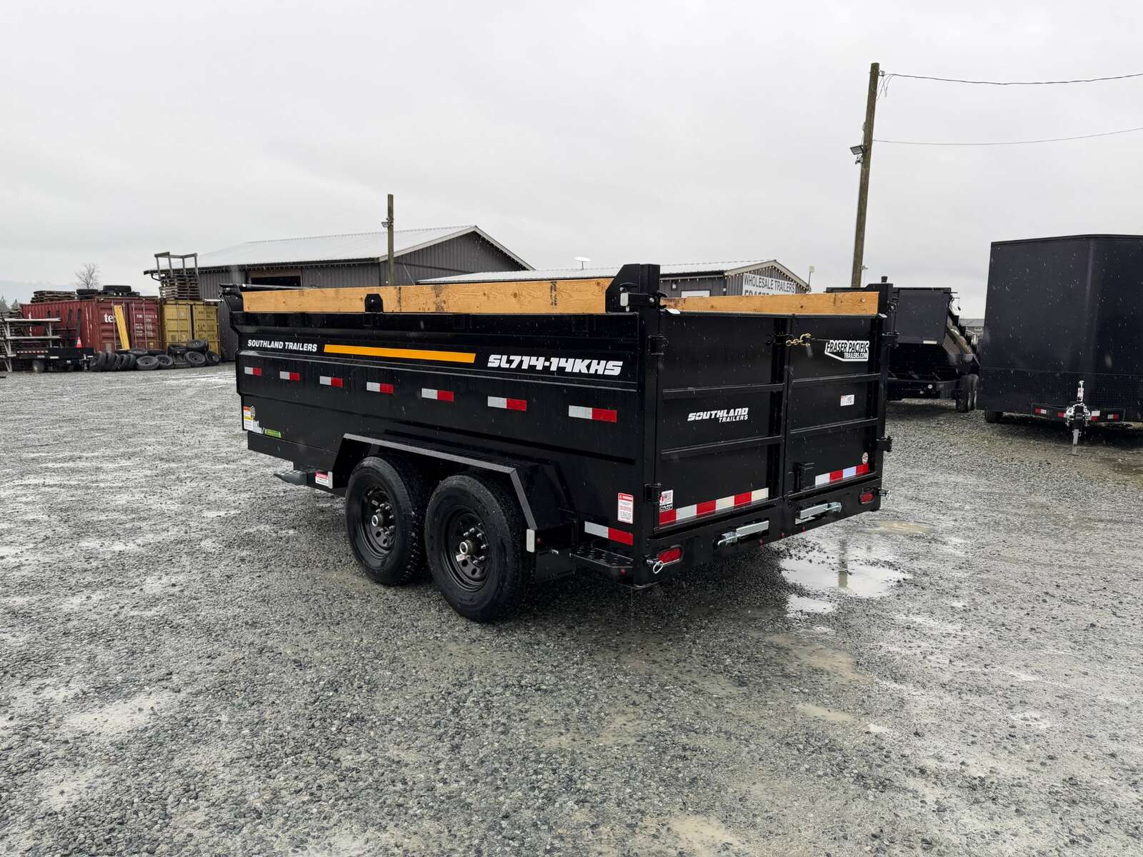 Photo of 2026 Southland 7x14 High Side Dump Trailer 15,400lb GVW w/ Tarp & Ramps