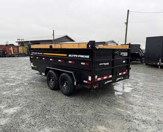 Thumbnail Photo of 2026 Southland 7x14 High Side Dump Trailer 15,400lb GVW w/ Tarp & Ramps