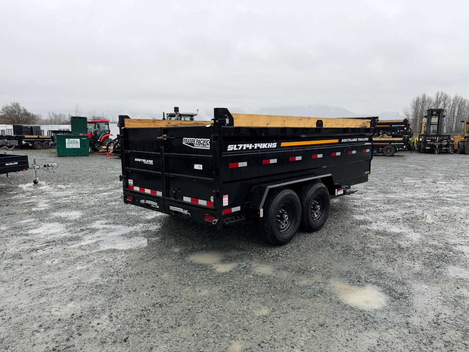 Photo of 2026 Southland 7x14 High Side Dump Trailer 15,400lb GVW w/ Tarp & Ramps