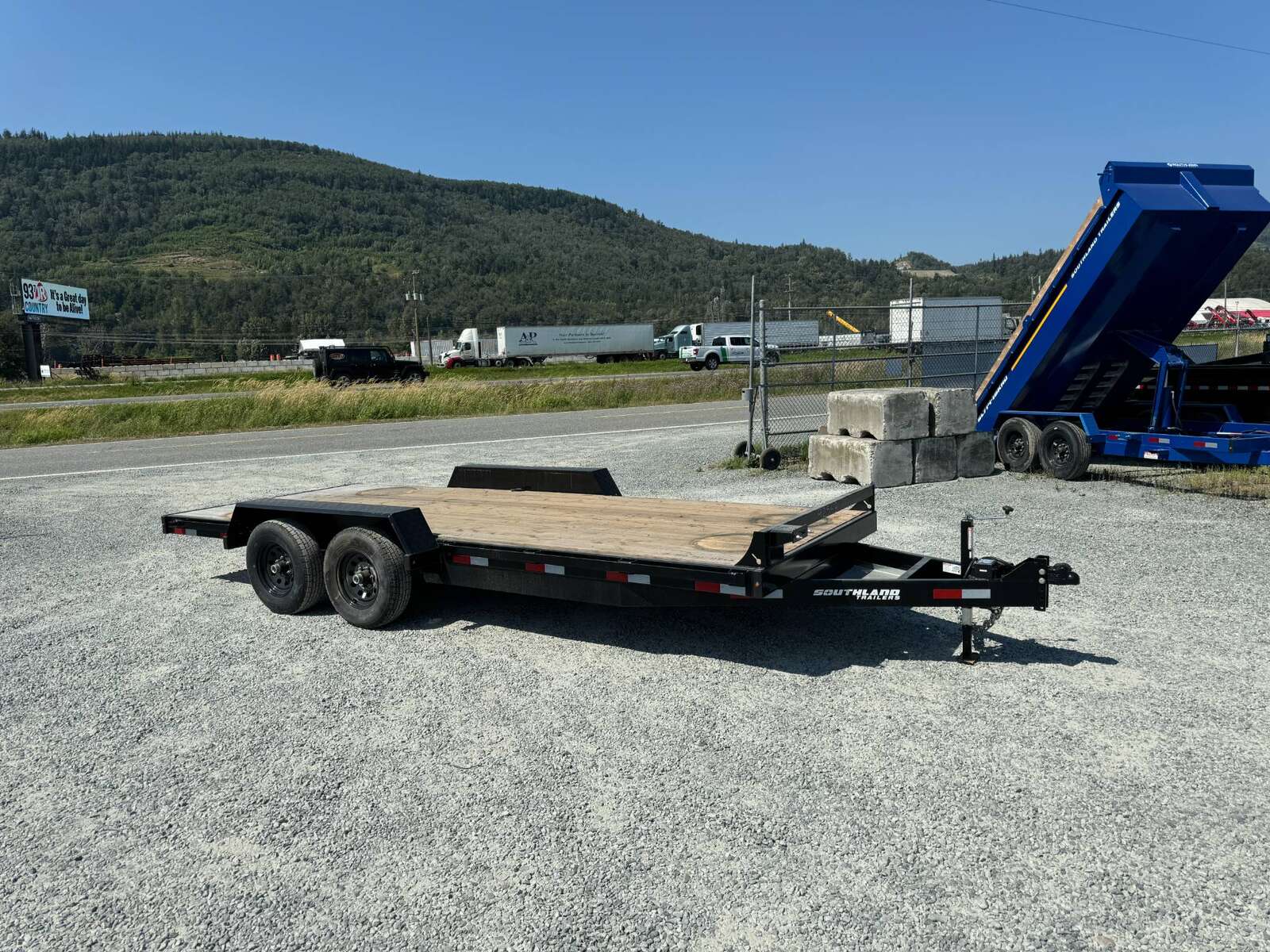 Photo of 2026 Southland 7X18 11,400LB GVW Equipment / Car Trailer Flat deck Slide In Ramps