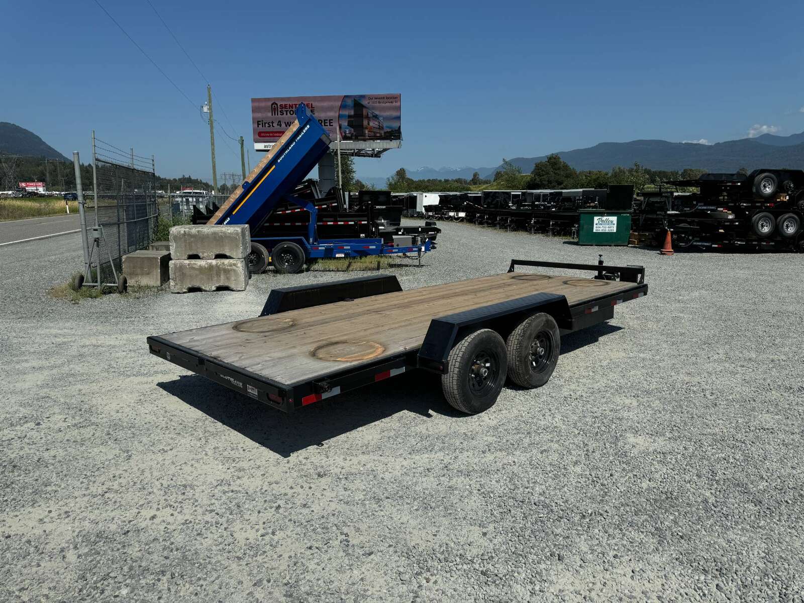 Photo of 2026 Southland 7X18 11,400LB GVW Equipment / Car Trailer Flat deck Slide In Ramps