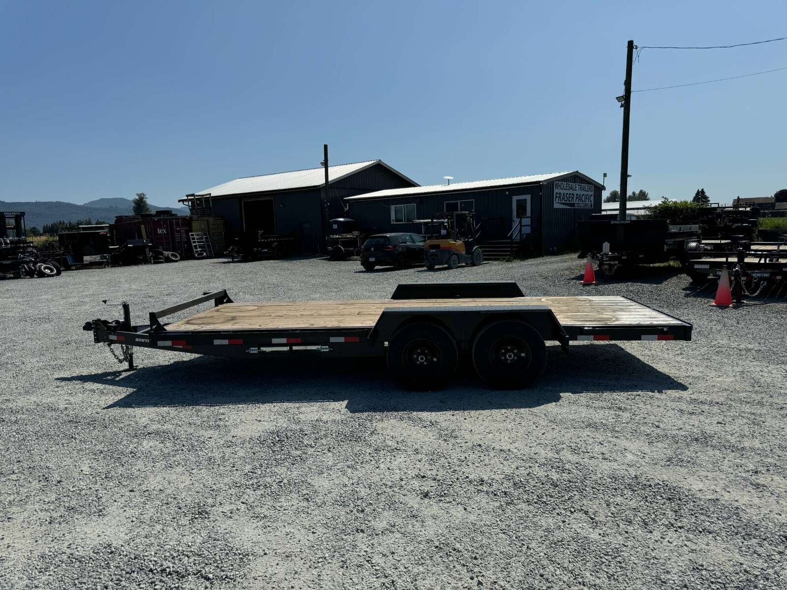Photo of 2026 Southland 7X18 11,400LB GVW Equipment / Car Trailer Flat deck Slide In Ramps