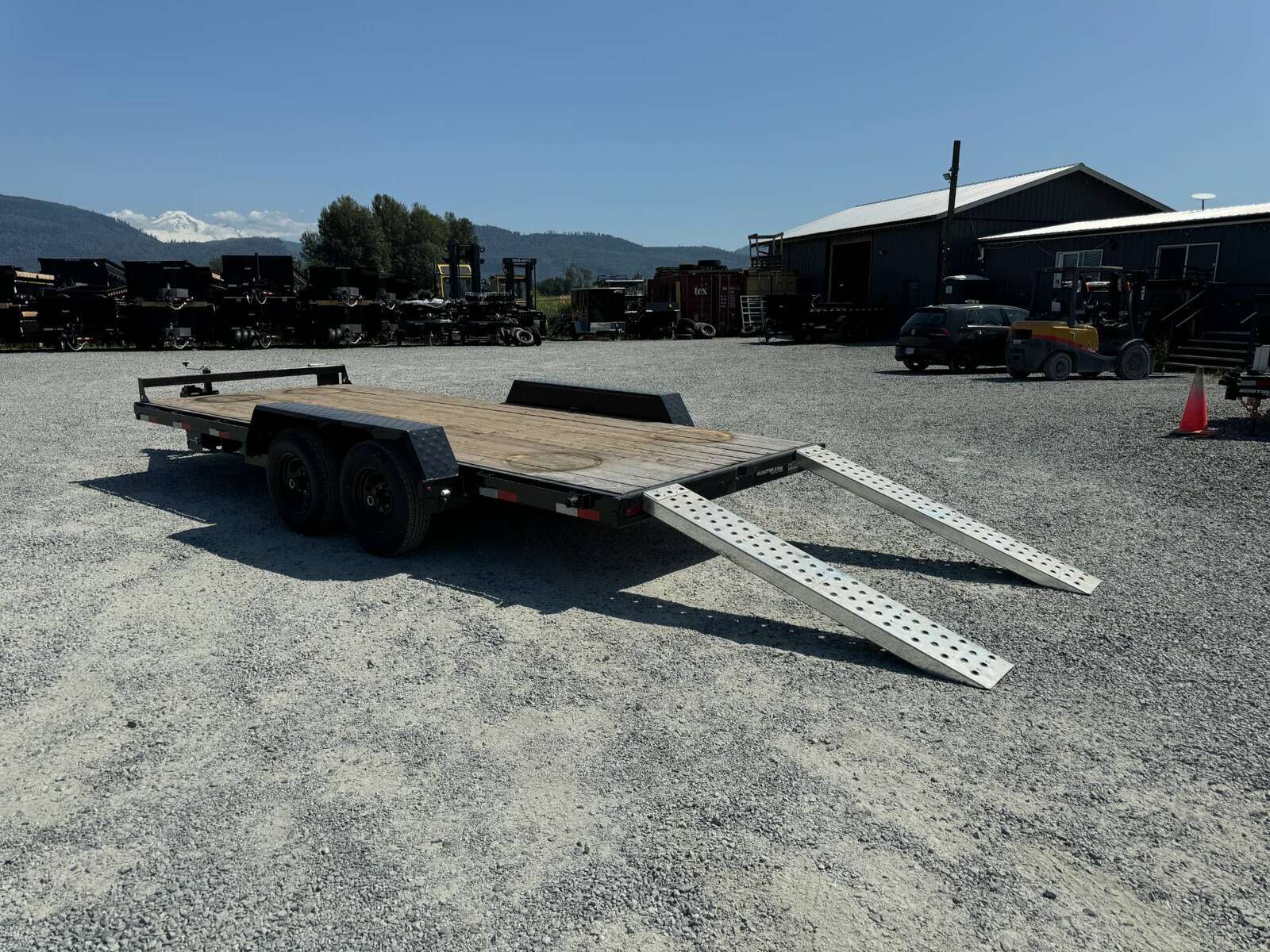 Photo of 2026 Southland 7X18 11,400LB GVW Equipment / Car Trailer Flat deck Slide In Ramps