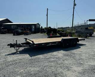 Thumbnail Photo of 2026 Southland 7X18 11,400LB GVW Equipment / Car Trailer Flat deck Slide In Ramps