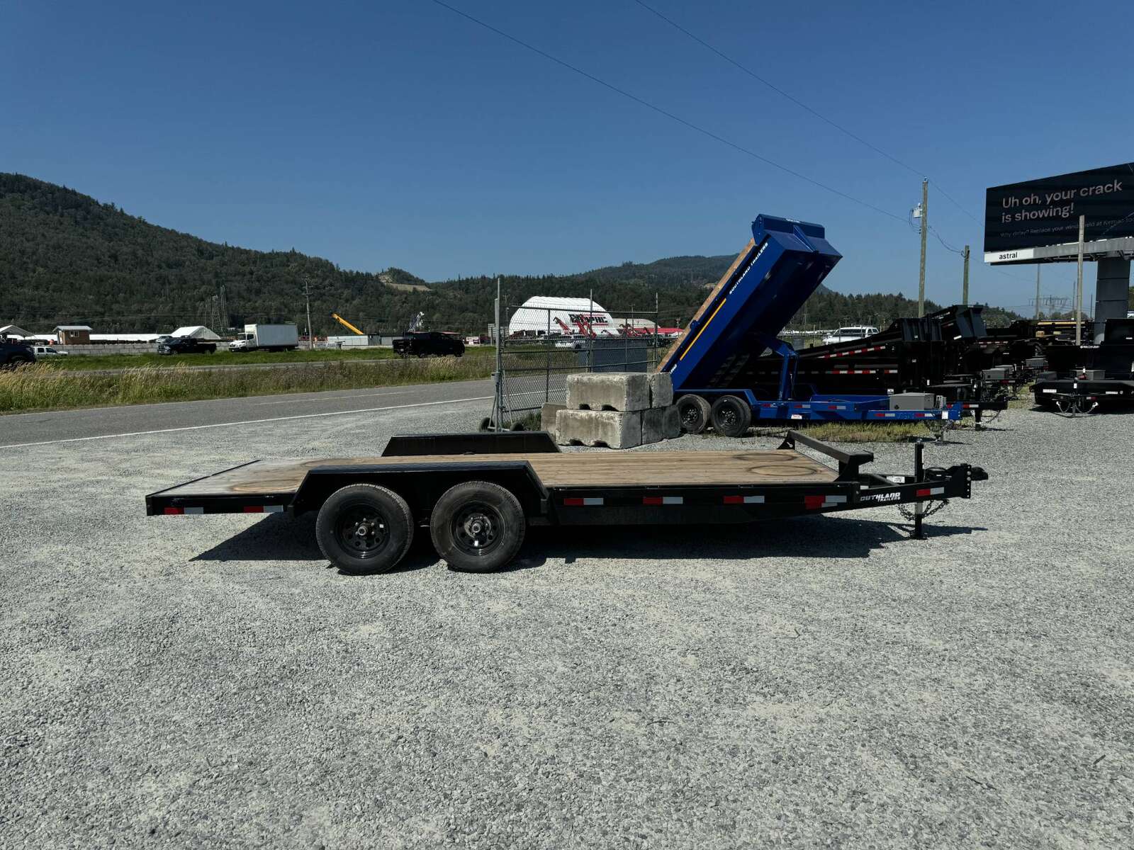 Photo of 2026 Southland 7X18 11,400LB GVW Equipment / Car Trailer Flat deck Slide In Ramps