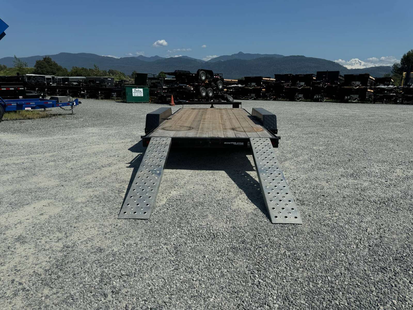 Photo of 2026 Southland 7X18 11,400LB GVW Equipment / Car Trailer Flat deck Slide In Ramps