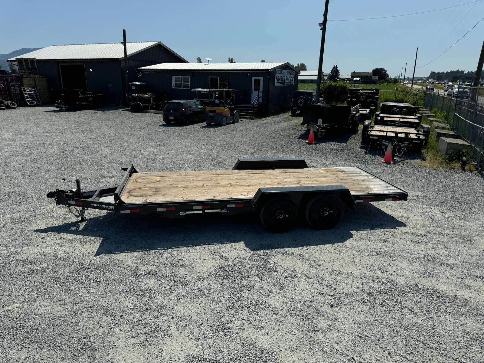 Photo of 2026 Southland 7X18 11,400LB GVW Equipment / Car Trailer Flat deck Slide In Ramps