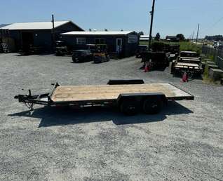 Thumbnail Photo of 2026 Southland 7X18 11,400LB GVW Equipment / Car Trailer Flat deck Slide In Ramps