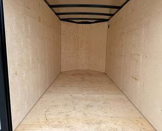 Thumbnail Photo of 2026 Royal Cargo 5x10 Cargo Enclosed Trailer V Nose Ramp Door Charcoal Grey