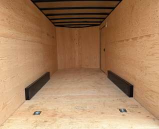 Thumbnail Photo of 2026 Royal 7.5X16 V-NOSE RAMP DOOR EXTRA HEIGHT Cargo / Enclosed Trailer Charcoal Grey 7700lb GVW (GSR)