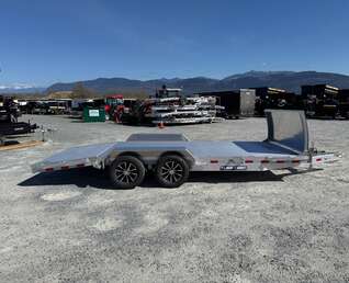 Thumbnail Photo of 2026 Suretrac 7x18 Aluminum Car Hauler Flat Deck Trailer 7000lb GVW w/ Front Shield & Loading Ramps