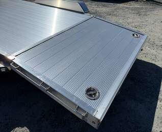 Thumbnail Photo of 2026 Suretrac 7x18 Aluminum Car Hauler Flat Deck Trailer 7000lb GVW w/ Front Shield & Loading Ramps