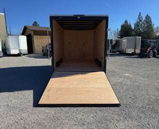 Thumbnail Photo of 2026 Royal 7.5X14 V-NOSE RAMP DOOR EXTRA HEIGHT Cargo / Enclosed Trailer Charcoal Grey 7700lb GVW (GSR)