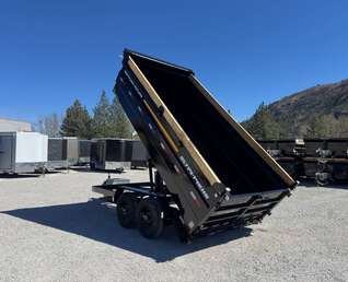 Thumbnail Photo of 2026 Southland 7x14 High Side Dump Trailer 15,400lb GVW w/ Tarp & Ramps