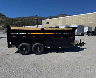 Thumbnail Photo of 2026 Southland 7x14 High Side Dump Trailer 15,400lb GVW w/ Tarp & Ramps