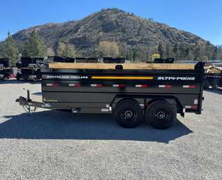 Thumbnail Photo of 2026 Southland 7x14 High Side Dump Trailer 15,400lb GVW w/ Tarp & Ramps