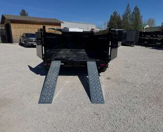 Thumbnail Photo of 2026 Southland 7x14 High Side Dump Trailer 15,400lb GVW w/ Tarp & Ramps
