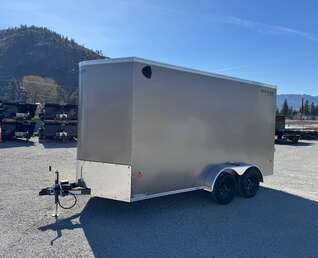 Thumbnail Photo of 2026 Royal Cargo 7X14 V Nose 7700LB GVW RAMP DOOR Pewter Enclosed Cargo Trailer Extra Tall (GSR)
