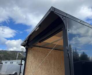 Thumbnail Photo of 2026 Impact Quake 7x12 V Nose Cargo / Enclosed Trailer 5000lb GVW w/ Ramp Door
