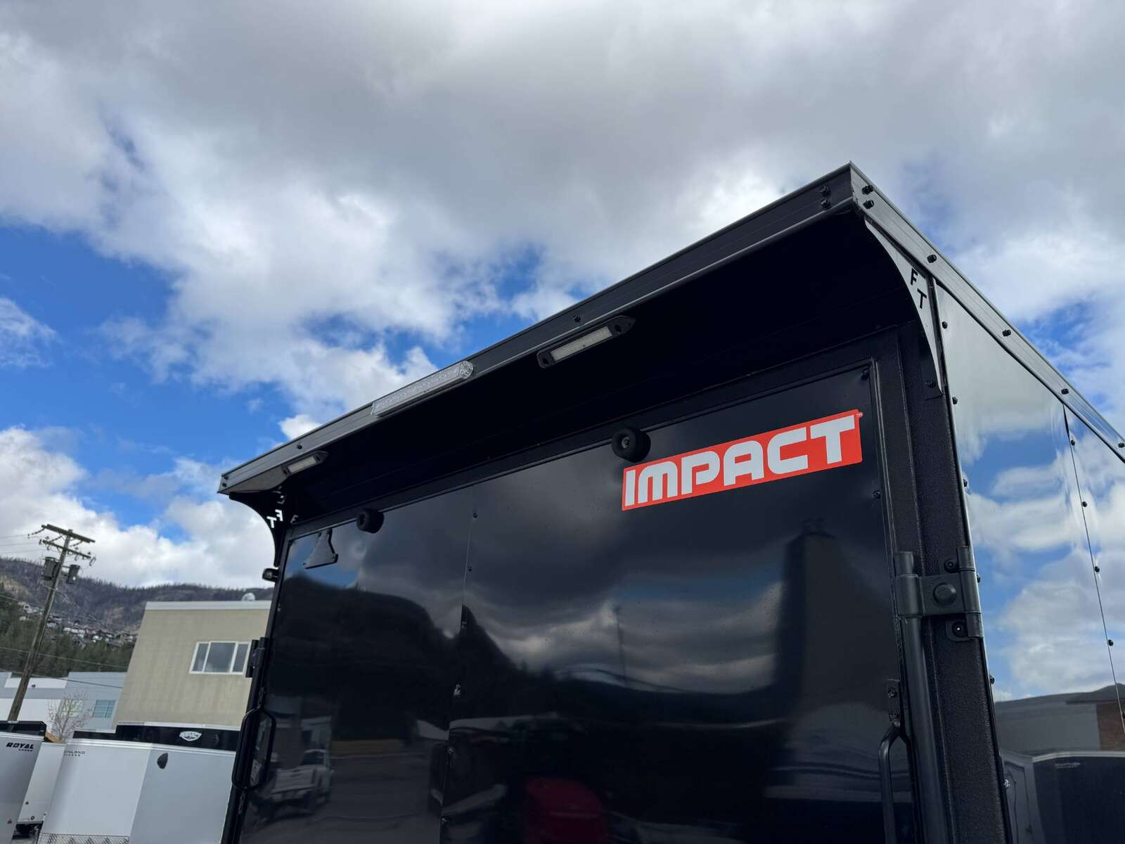 Photo of 2026 Impact Quake 7x12 V Nose Cargo / Enclosed Trailer 5000lb GVW w/ Ramp Door