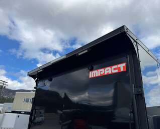 Thumbnail Photo of 2026 Impact Quake 7x12 V Nose Cargo / Enclosed Trailer 5000lb GVW w/ Ramp Door