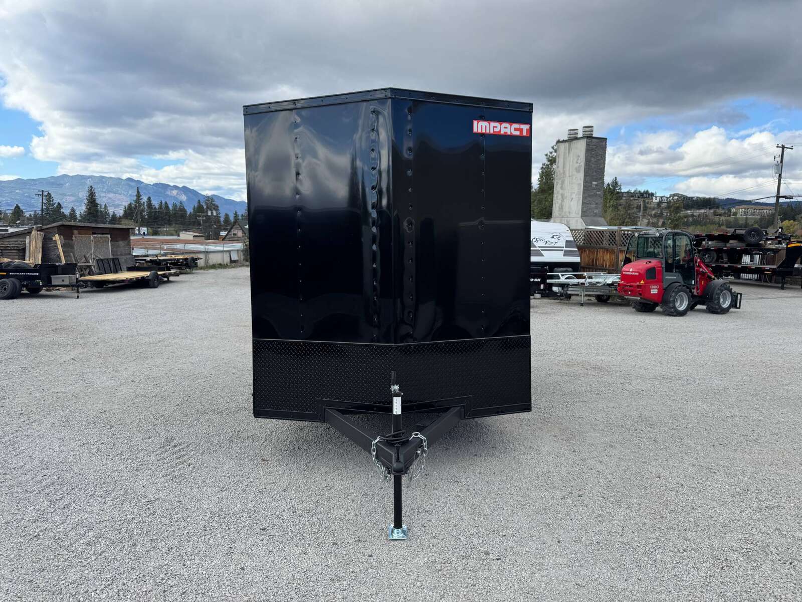 Photo of 2026 Impact Quake 7x12 V Nose Cargo / Enclosed Trailer 5000lb GVW w/ Ramp Door