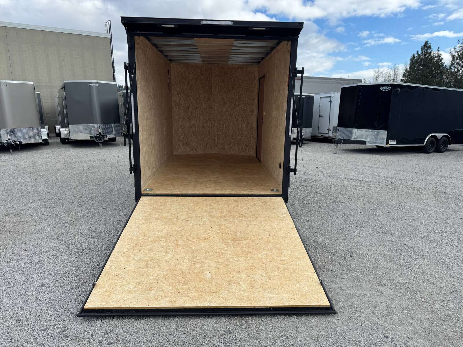 Photo of 2026 Impact Quake 7x12 V Nose Cargo / Enclosed Trailer 5000lb GVW w/ Ramp Door