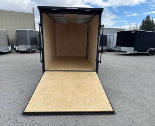 Thumbnail Photo of 2026 Impact Quake 7x12 V Nose Cargo / Enclosed Trailer 5000lb GVW w/ Ramp Door