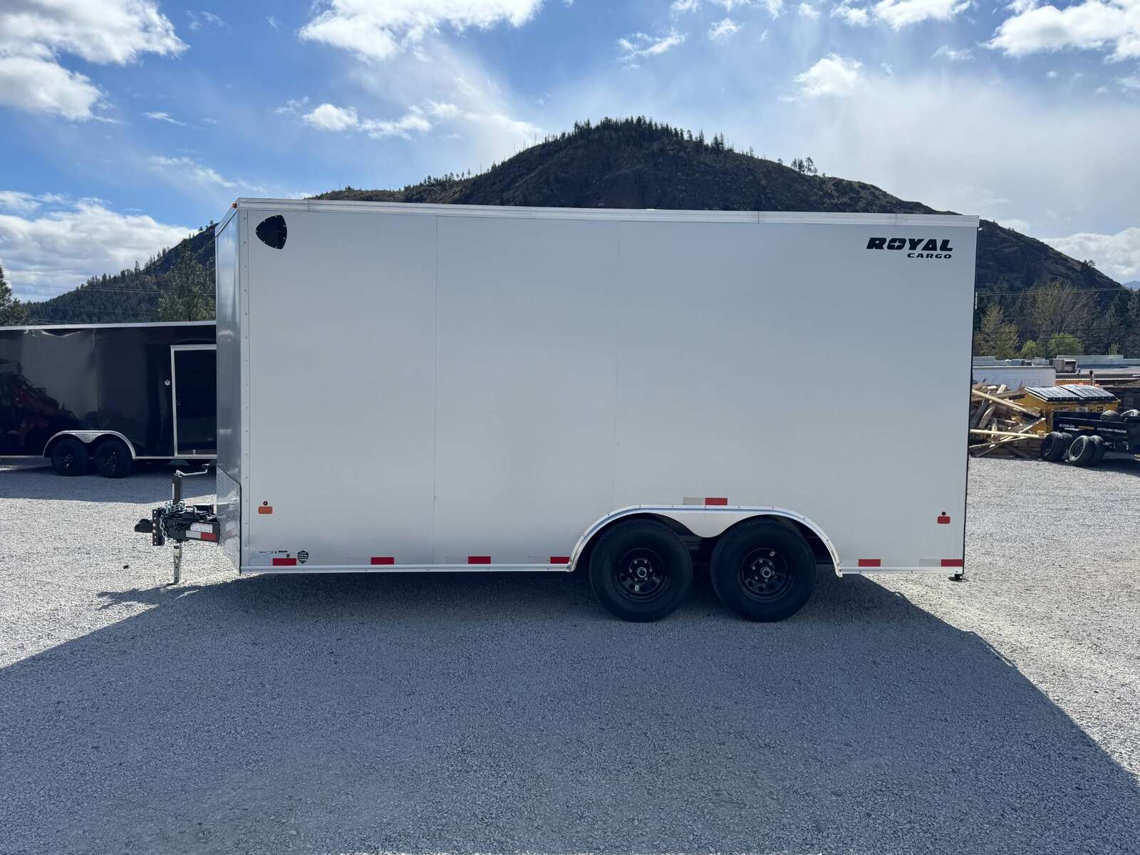 Photo of 2026 Royal Cargo 8.5X16 V NOSE Cargo / Enclosed Trailer SILVER RAMP DOOR EXTRA HEIGHT 11,400LB GVW (GSR)