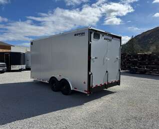 Thumbnail Photo of 2026 Royal Cargo 8.5X16 V NOSE Cargo / Enclosed Trailer SILVER RAMP DOOR EXTRA HEIGHT 11,400LB GVW (GSR)