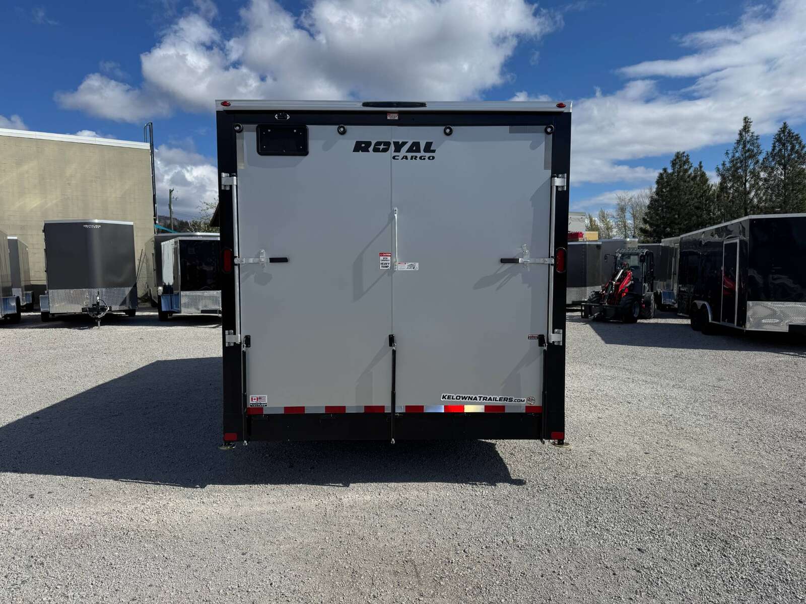 Photo of 2026 Royal Cargo 8.5X16 V NOSE Cargo / Enclosed Trailer SILVER RAMP DOOR EXTRA HEIGHT 11,400LB GVW (GSR)