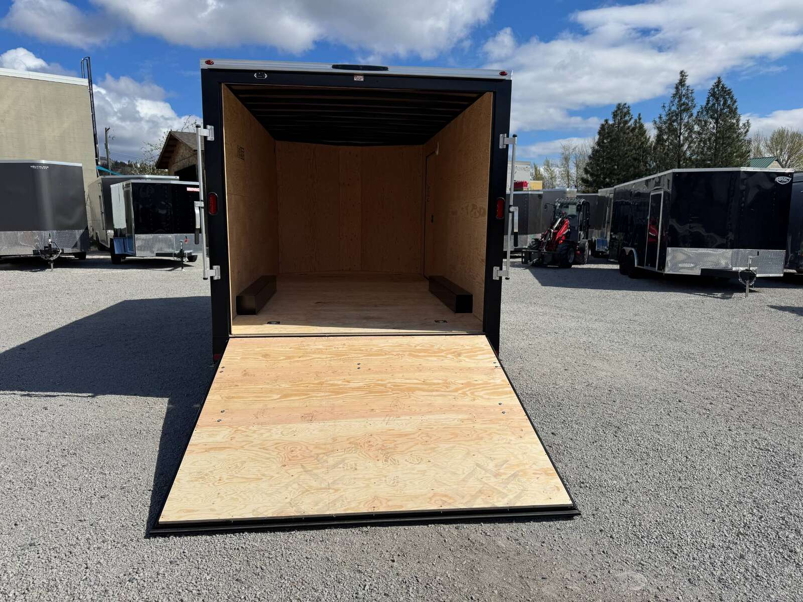 Photo of 2026 Royal Cargo 8.5X16 V NOSE Cargo / Enclosed Trailer SILVER RAMP DOOR EXTRA HEIGHT 11,400LB GVW (GSR)