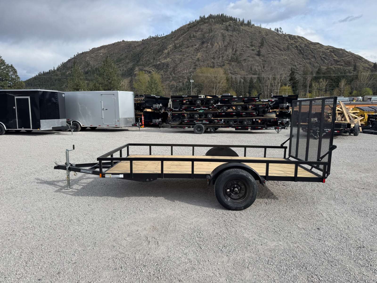 Photo of 2026 MaxForce 6x12 Utility Trailer w/ Ramp Gate - ATV UTV Side x Side
