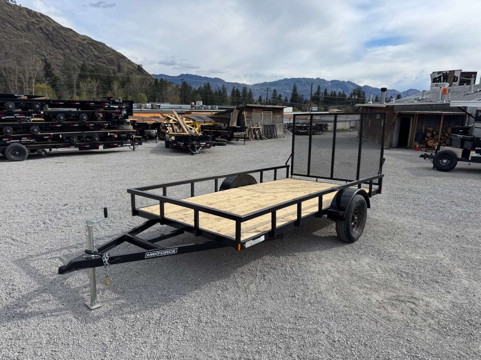 Photo of 2026 MaxForce 6x12 Utility Trailer w/ Ramp Gate - ATV UTV Side x Side