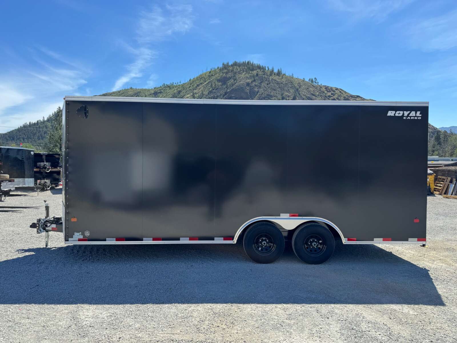 Photo of 2026 Royal Cargo 8.5x20 +V Nose 11,400lb Cargo / Enclosed Trailer Car Hauler Extra Height Ramp Door Black (GSR)