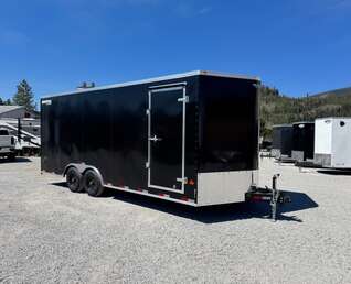 Thumbnail Photo of 2026 Royal Cargo 8.5x20 +V Nose 11,400lb Cargo / Enclosed Trailer Car Hauler Extra Height Ramp Door Black (GSR)