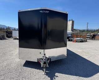 Thumbnail Photo of 2026 Royal Cargo 8.5x20 +V Nose 11,400lb Cargo / Enclosed Trailer Car Hauler Extra Height Ramp Door Black (GSR)