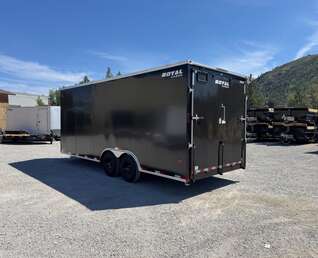 Thumbnail Photo of 2026 Royal Cargo 8.5x20 +V Nose 11,400lb Cargo / Enclosed Trailer Car Hauler Extra Height Ramp Door Black (GSR)