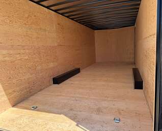 Thumbnail Photo of 2026 Royal Cargo 8.5x24 V Nose Car Hauler Cargo / Enclosed Trailer 11,400lb GVW White Ramp Door Extra Height (GSR)