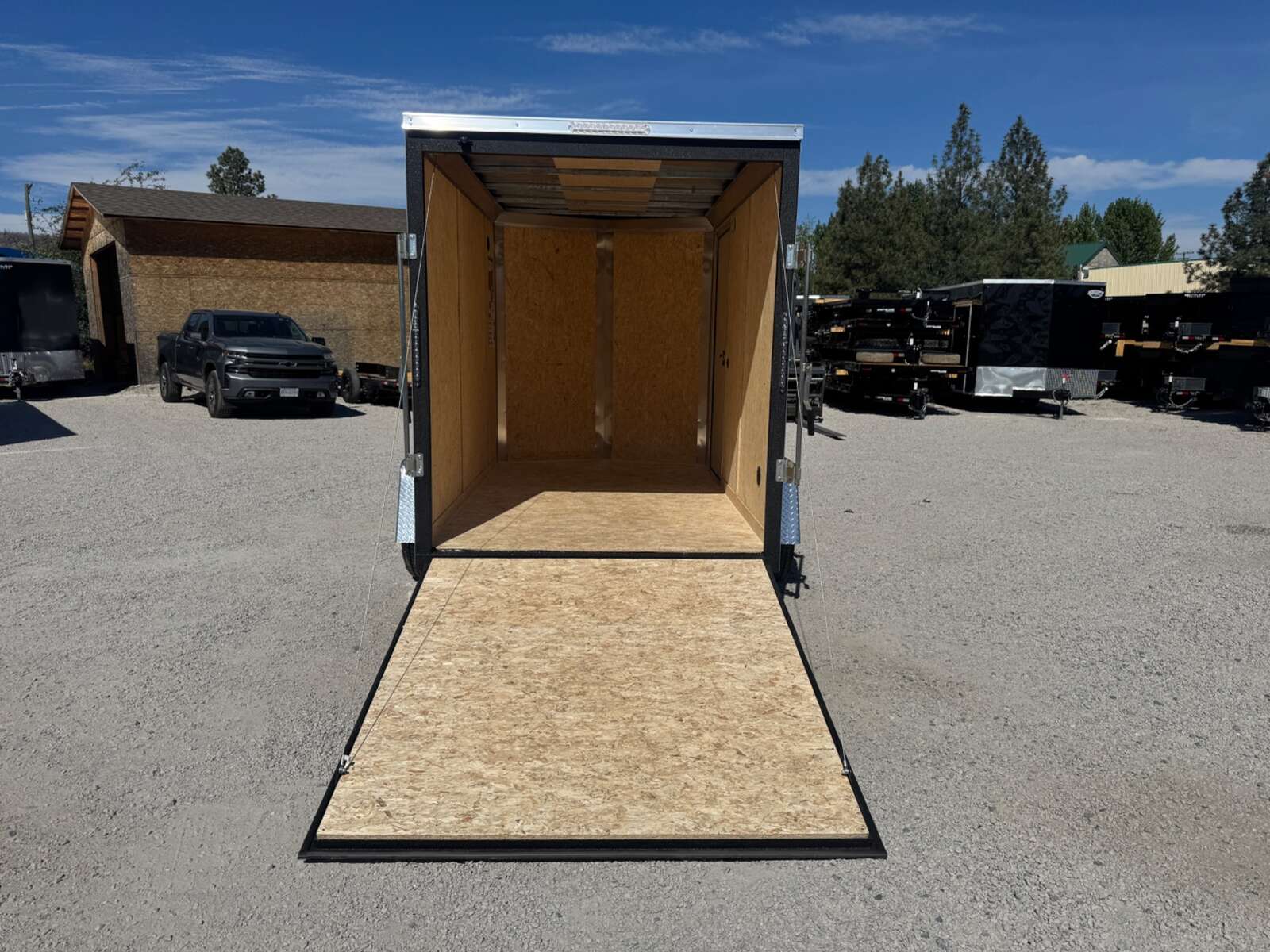 Photo of 2026 Impact Quake 6x10 V Nose Enclosed Cargo Trailer Ramp Door Silver Extra Height 2990lb GVW