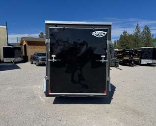 Thumbnail Photo of 2026 Impact Quake 6x10 V Nose Enclosed Cargo Trailer Ramp Door Black Extra Height 2990lb GVW