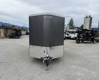 Thumbnail Photo of 2026 Royal Cargo 6x12 V Nose Cargo / Enclosed Trailer Ramp Door Charcoal Grey Tandem Axle 7700lb GVW (GSR)
