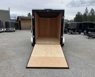 Thumbnail Photo of 2026 Royal Cargo 6x12 V Nose Cargo / Enclosed Trailer Ramp Door Charcoal Grey Tandem Axle 7700lb GVW (GSR)