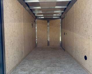 Thumbnail Photo of 2026 Impact Quake 6x12 V Nose Cargo / Enclosed Trailer Black Barn Door Extra Height 2990lb GVW
