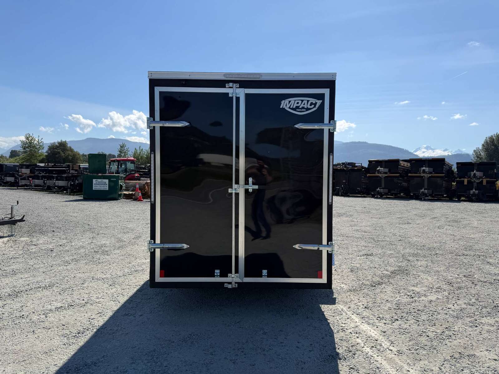 Photo of 2026 Impact Quake 6x12 V Nose Cargo / Enclosed Trailer Black Barn Door Extra Height 2990lb GVW