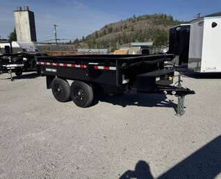 Thumbnail Photo of 2025 Suretrac 6x10 Deckover Dump Trailer 9,900lb GVW w/ Tarp